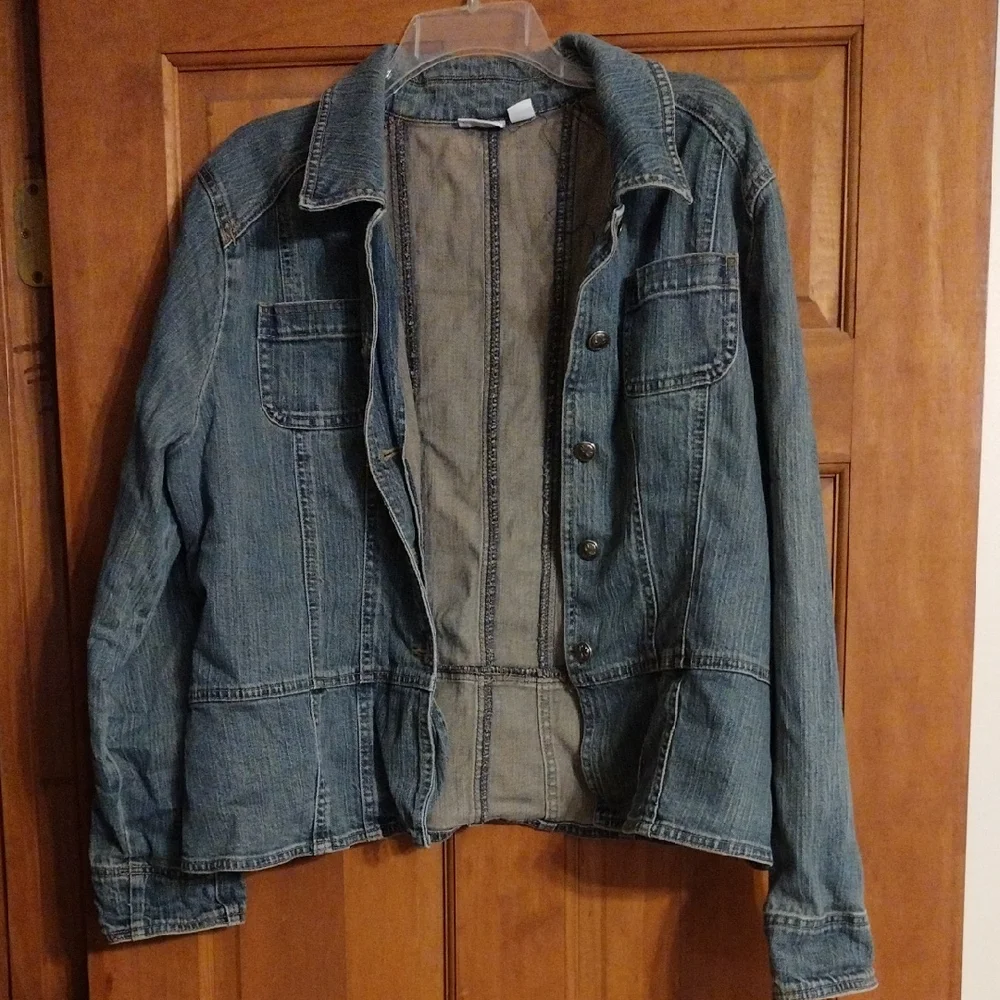 Cato Women's Blue Jean Jacket - Picture 1 of 4